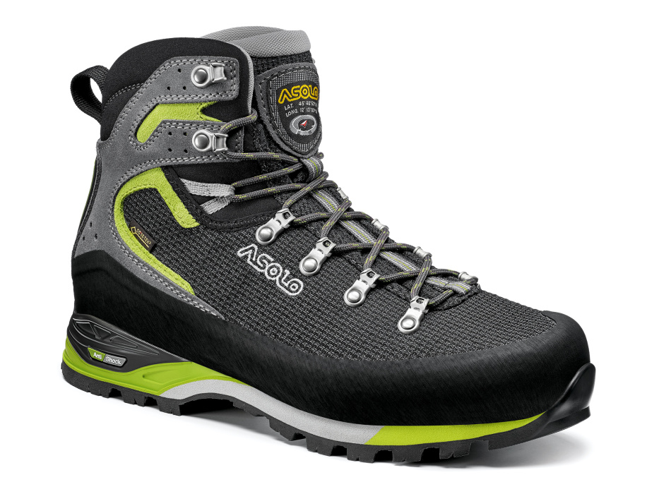 Trekking shoes Asolo Corax GV black green lime 42 1 2 EU