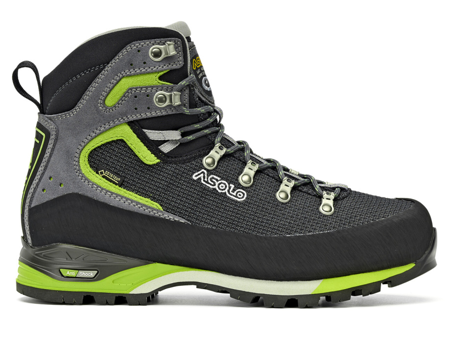 Trekking shoes Asolo Corax GV black green lime 42 1 2 EU