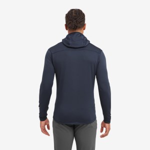 Men’s functional sweatshirt Montane Protium Lite Hoodie eclipse blue Image 3