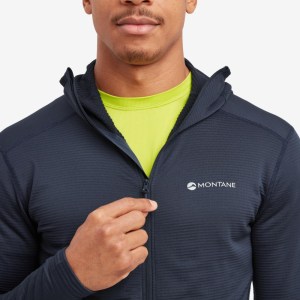 Men’s functional sweatshirt Montane Protium Lite Hoodie eclipse blue Image 4